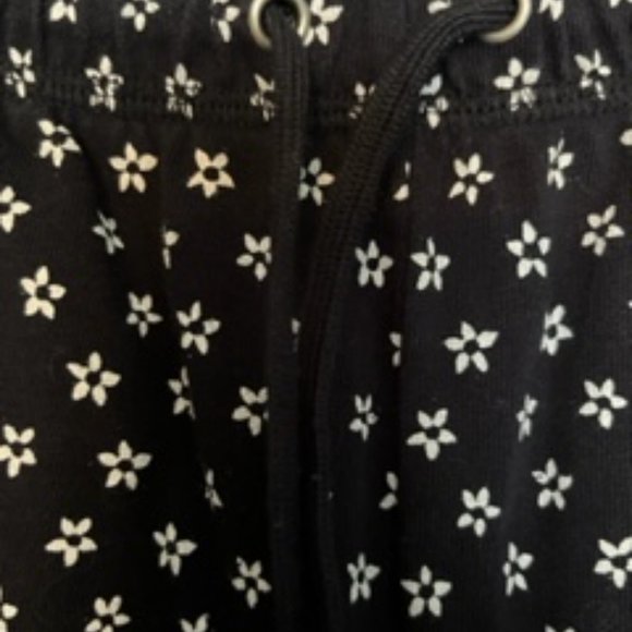 Liz & Co. Black & White Drawstring Pants w/Pockets XL - Picture 5 of 5